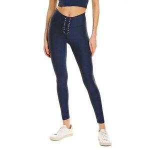 Weworewhat Revolve Lace Up Legging Brushed Polyester in Blue size M NWT
